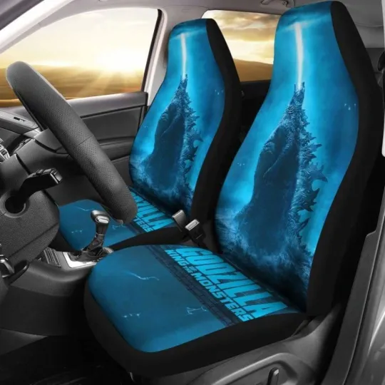 Discover god zilla Car Seat Covers Monster King Movie Auto Interior Accessories for Fans