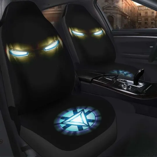 Iron Man Car Seat Cover Marvel Superhero Auto Interior Accessory
