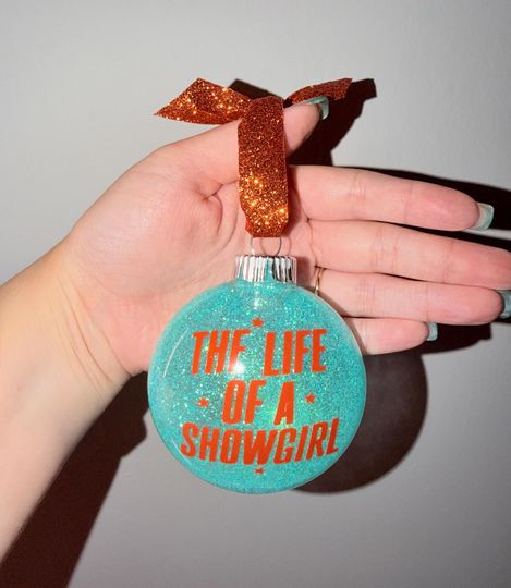 T-Swift The Life of a Show Woman Christmas Ball Ornament