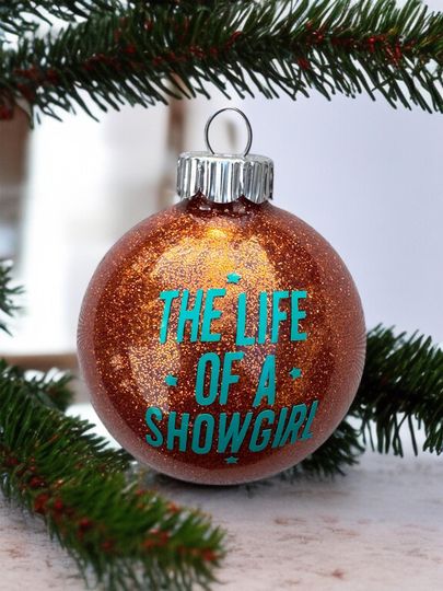 Showgirl Christmas Ball Ornaments, Glitter, Album, Eras, Taylor