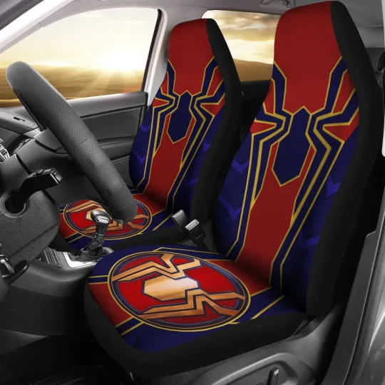 Discover Spider Man Car Seat Cover Toy Story Auto Interior Accessories for Fans