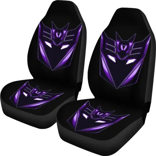 Decepticon Car Seat Covers, Custom Auto Seat Protectors, Transformers Decor