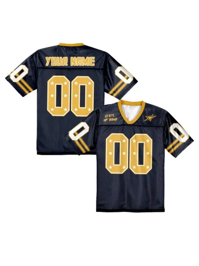Discover Customizable Football Jersey for Men Women Youth - Personalized Team Name Number