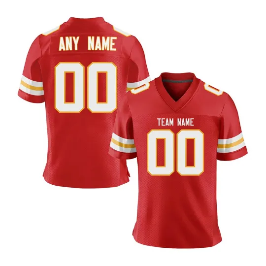 Discover Customized Team Name Number Football Jersey, Sports Uniform For Footbal Fans