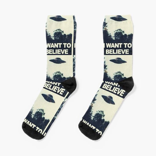 Discover I Want to Believe Socks