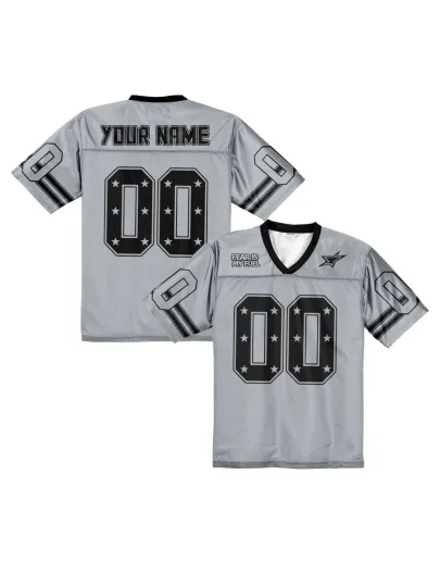 Discover Customized Football Jersey Personalized Name Number Retro Sports Shirt For Fans