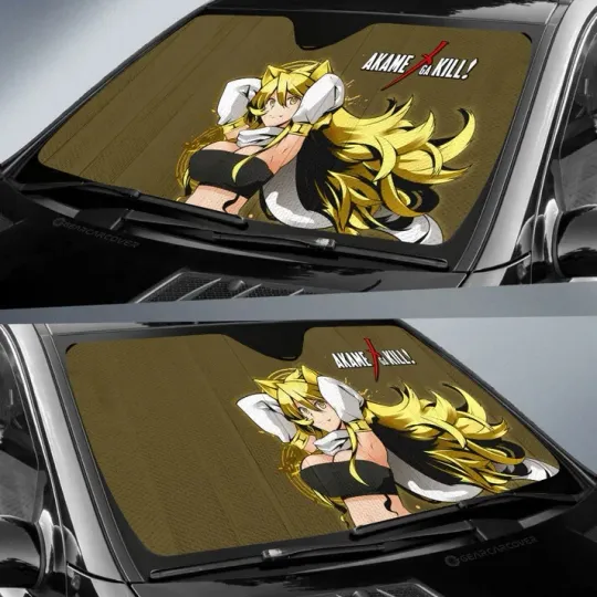 Discover Anime Girl Leone Car Sunshade – Custom Akame ga Kill Accessory