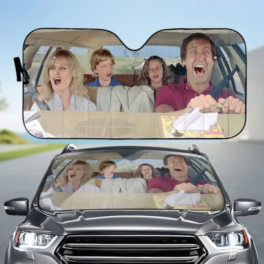 Discover National Lampoon’s Vacation Car Sunshade, Funny Griswold Family Car Accessory