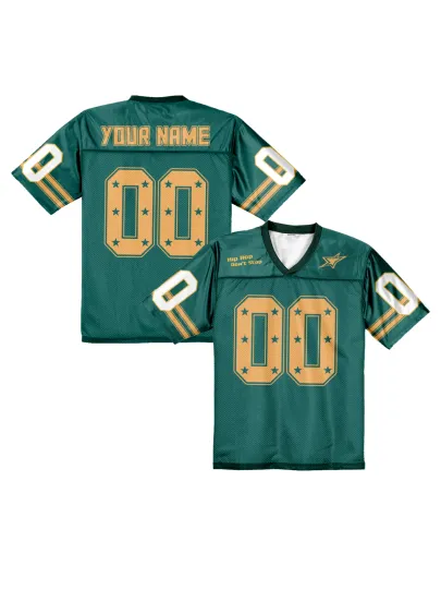 Discover CUSTOM Name Number Football Jersey Personalized Sports Shirt For Football Fans