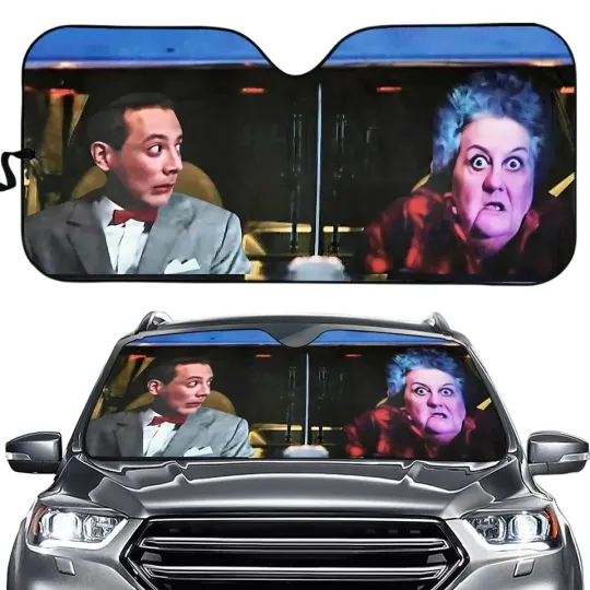 Discover PeeWee Herman Car Sunshade, Request Auto Sunshade, Car Accessory