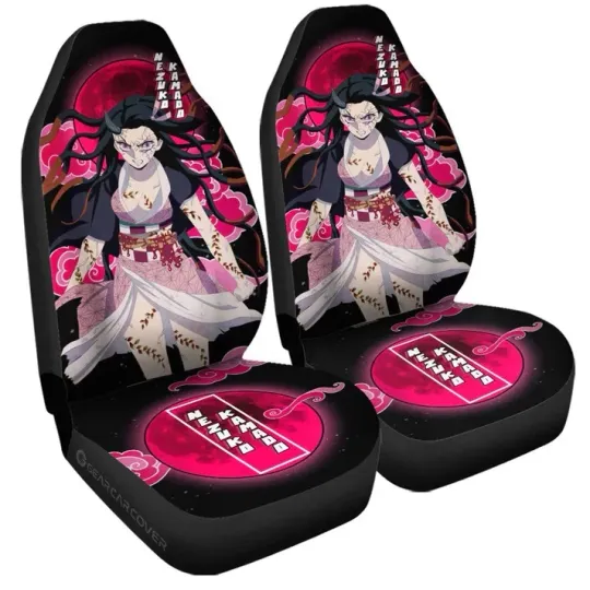 Discover Demon neko Car Seat Covers – Custom demon Anime Vehicle Accessories