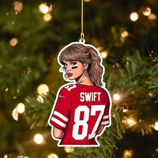 Discover Taylor Travis Kelce Christmas Ornament, Taylor Sport Ornament, Christmas Gifts