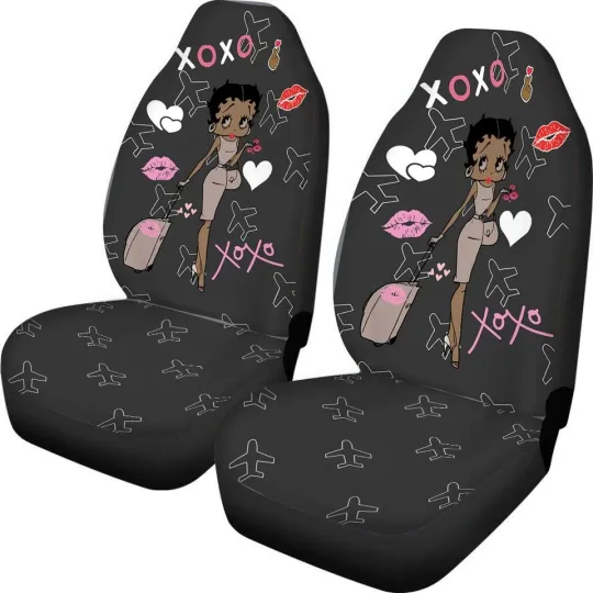 Discover Traveler Betty Boop Car Seat Covers, Cute Auto Protector, Fit Accessories