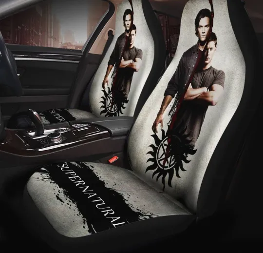 Discover Supernatural Car Seat Covers Set, Auto Protector, Fit Accessories
