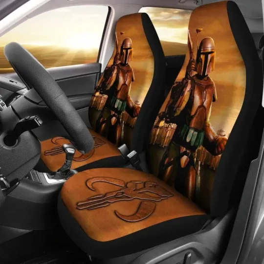Discover Mandalorian Car Seat Covers Star Wars Baby Yoda Auto Interior Accessories for