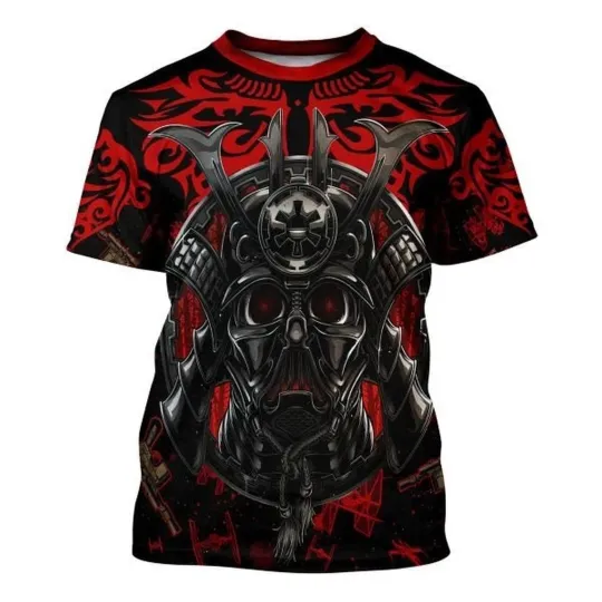 Discover Star Wars Darth Vader Samurai Unisex 3D T-Shirt