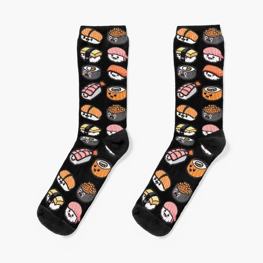 Discover Sushi Family! Socks