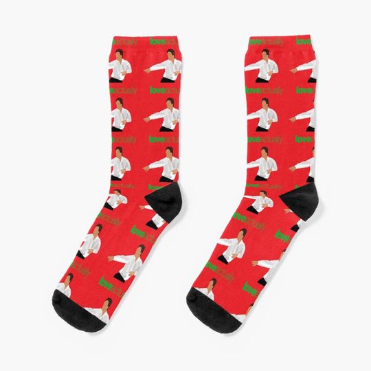Discover Love Actually Hugh Grant Art Socks