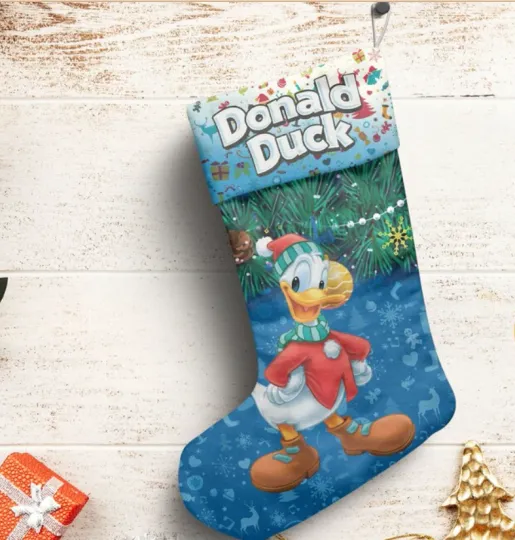 Discover Donald Duck Santa Christmas Is Coming Xmas Gift Christmas Stocking