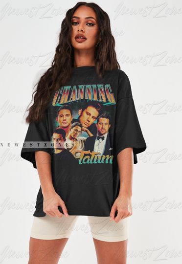 Discover Channing Tatum Shirt Actor Movie Tshirt Drama Television Series Fans United States Vintage Bootleg Graphic Tee Hoodie Sweatshirt Gift NZ168