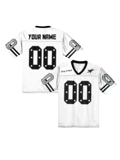 Discover Custom Football Jersey Personalized Name Number Sports Uniform For Football Fans