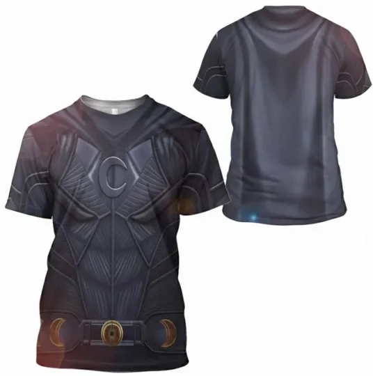 Discover Moonn Knight Cosplay  T-Shirt Apparel, Cool Superhero Full Print Sweatshirt and