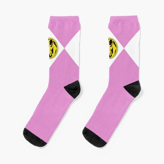 Discover MMPR Pink Ranger With Coin Socks