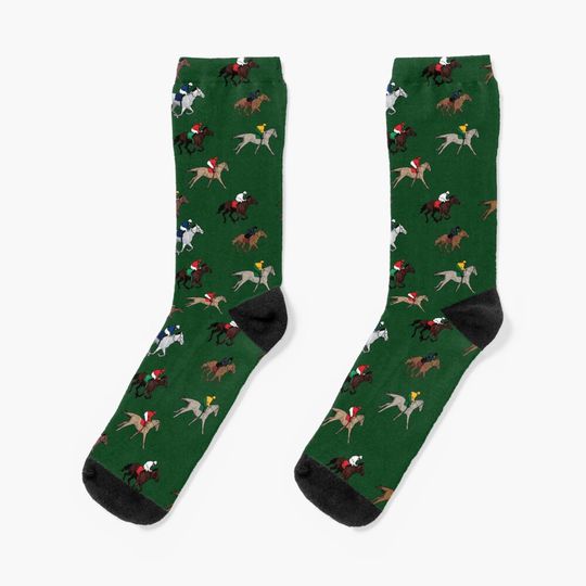 Discover Horse race pattern Socks