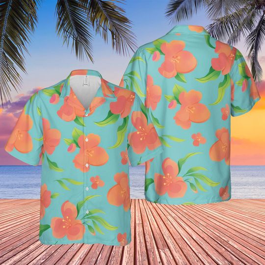 Discover Abby Saja Hawaiian Shirt, Abby Saja Costume Button Shirt, Demon Hunters Saja Hawaiian , Abby Cosplay Hawaiian Shirt, Demon Hunters Fan Gift