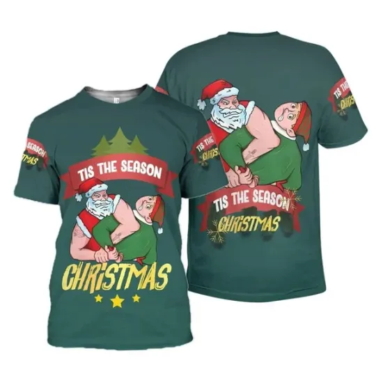 Discover Santa Submission T-Shirt 3D