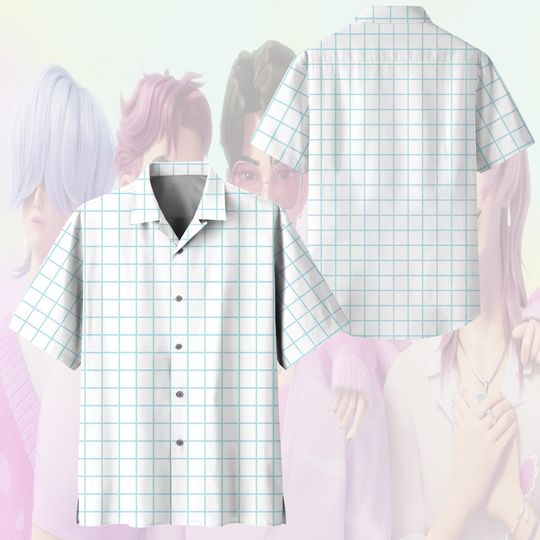 Discover Jinu Saja Boys Costume Button Shirt, Jinu Saja Hawaiian Shirt, Jinu Cosplay Shirt, Saja Boys Shirt, Kpop Demon Hunters Fan Gift