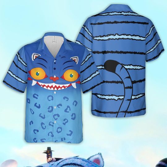 Derpy Tiger Hawaiian Shirt, Kpop Huntrix Demon Hunters Outfit