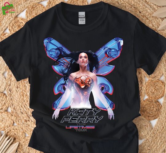 Discover The Lifetime Tour T Shirt, Katy Perry Concert T Shirt, Katy Perry Tour 2025 Shirt, Retro 90s Style Fan Merch Shirt, Music Concert Merch, Y36