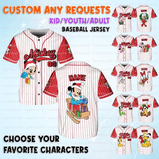 Discover Mickey And Friends Babies Christmas Jersey, Mickey & Co Christmas Shirt, Disneyland Family Christmas Shirt, Disney Christmas Matching Shirt