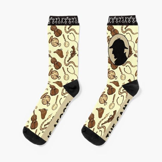 Discover The Game Is Afoot Socks Socks