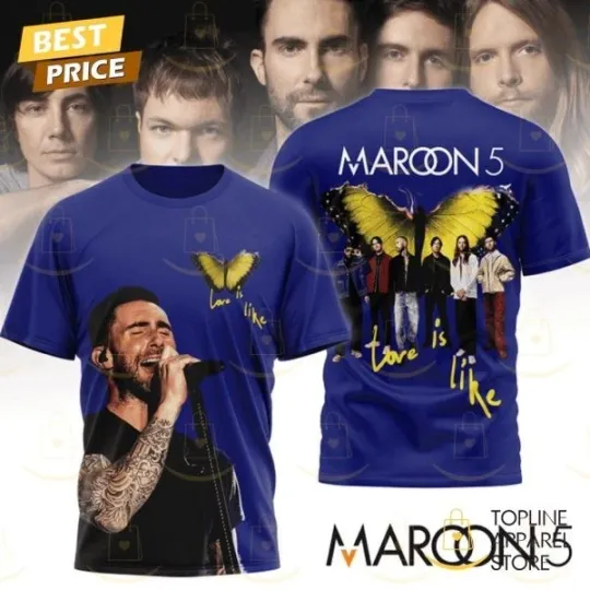 Maroon 5 Love Is Like 3D T-Shirt