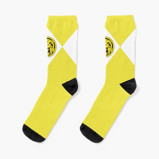 Discover MMPR Yellow Ranger With Coin Socks