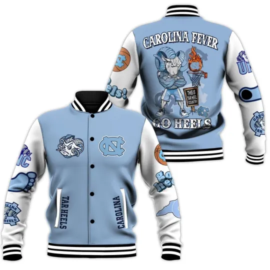 Discover North Carolina Ncaa New Baseball Jacket For Fan, Gift For Him, Gift For Friend