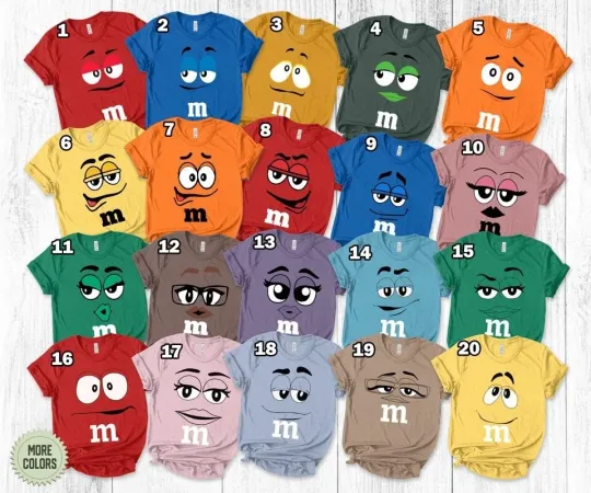 Discover M & M Shirt, Matching Costume Shirt, M and M shirt, Halloween Costume Shirt