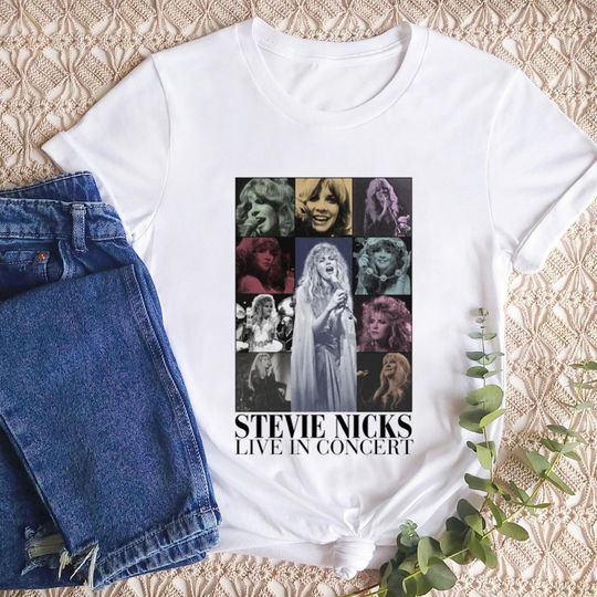 Discover Bootleg Stevie Nicks Shirt, Stevie Nicks 90s Vintage  Shirt, Stevie Nicks Live in Concert 2025 Shirt, Stevie Fan Shirt, Stevie Nicks Merch