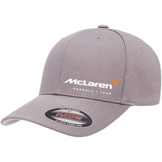 Discover McLaren Formula 1 Team Racing Cap 5001 Flexfit Baseball Hat S/M and L/XL