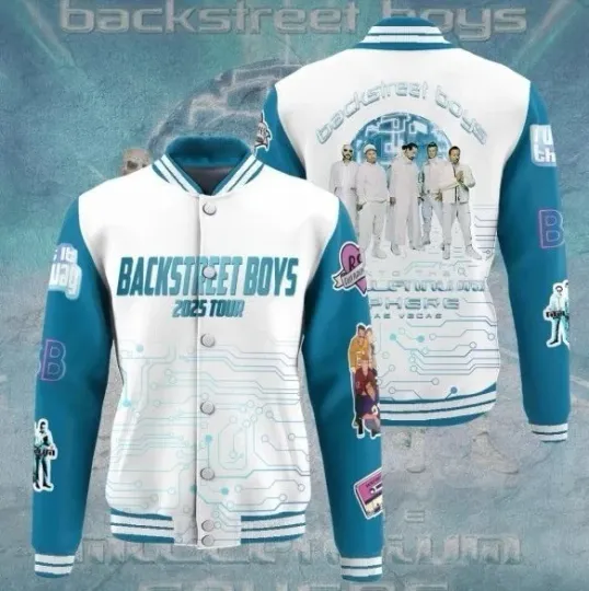 Discover Backstreet Boys Millenium Tour 2025 Baseball Jacket size S-5XL