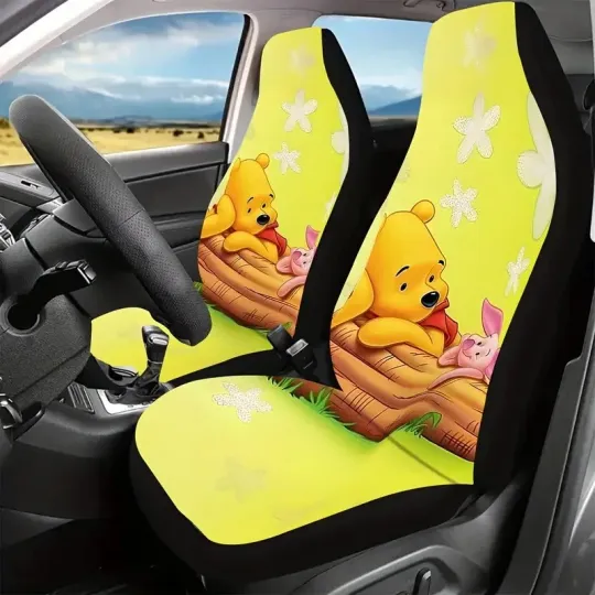 Discover Winnie The Pooh Characters Besties Pooh Bear And Piglet Car Seat Covers