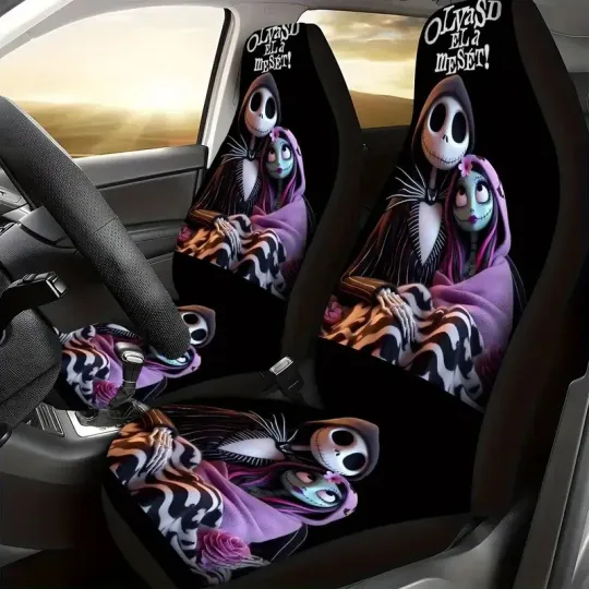 Discover Jack And Sally Couple We're Simply Meant To Be Halloween Car Seat Covers