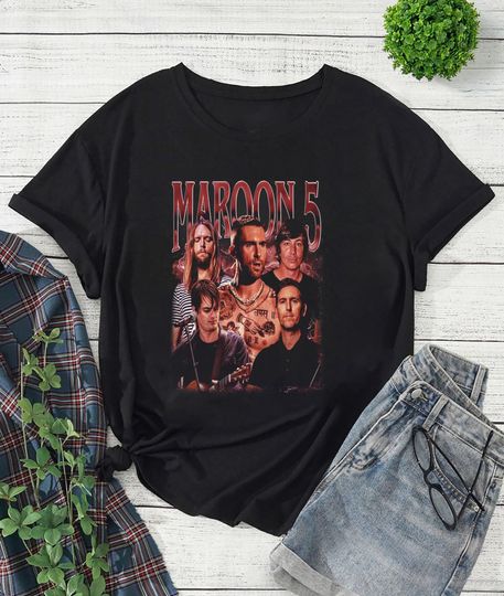 Maroon 5 Bootleg Shirt, Maroon 5 Love Is Like Tour 2025 Shirt, Maroon 5 Band Fan Gift, Maroon 5 Merch, Maroon 5 Vintage Shirt, Maroon 5 Tee