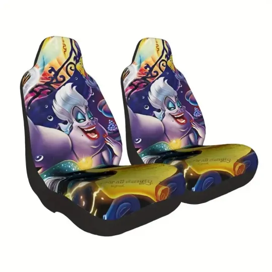 Ursula Witch The Little Mermaid Villain Happy Halloween Car Seat Covers