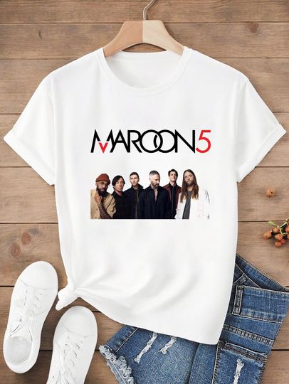 Discover Maroon 5 Vintage Shirt, Maroon 5 Retro Shirt, Maroon 5 Love Is Like Tour 2025 Shirt, Maroon 5 Band Fan Gift, Maroon 5 Merch, Maroon 5 Shirt