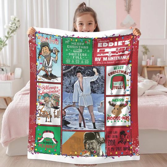 Christmas Vacation Shitter's Full Blanket National Lampoon's Christmas Vacation Gift Blanket