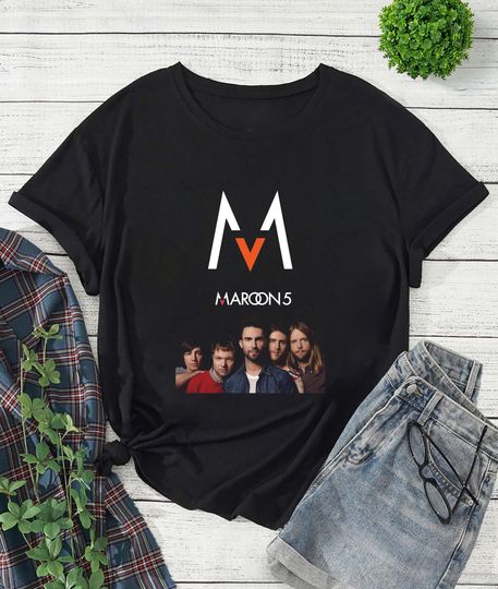 Discover Maroon 5 Band Shirt, Maroon 5 Love Is Like Tour 2025 Shirt, Maroon 5 Band Fan Gift, Maroon 5 Merch, Maroon 5 Graphic Shirt, Maroon 5 Shirt
