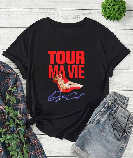 Discover Doja Cat Ma Vie Shirt, Doja Cat Ma Vie World Tour 2026 T-Shirt, Doja Cat Rap Music Shirt, Doja Cat Fan Gift, Doja Cat Merch, Doja Cat Shirt